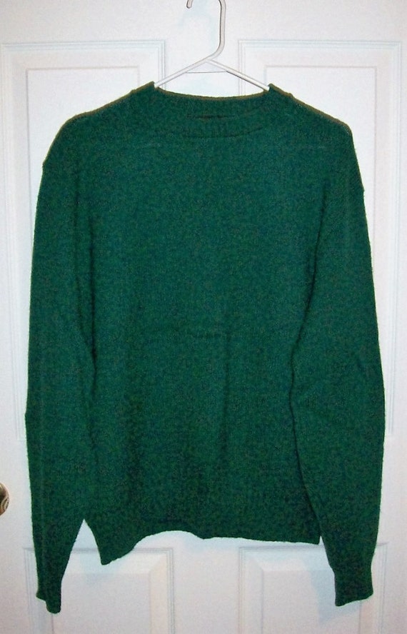 Vintage 1960s Men's Green Sweater by Jantzen Large Only 8