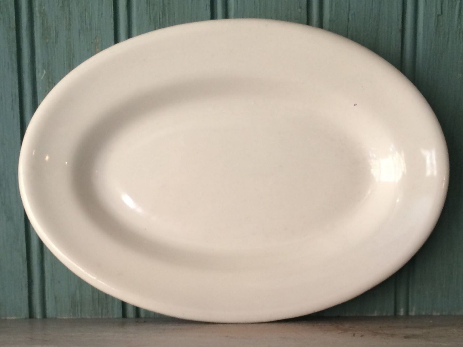 Buffalo China Serving Platter or Side Plate Classic White