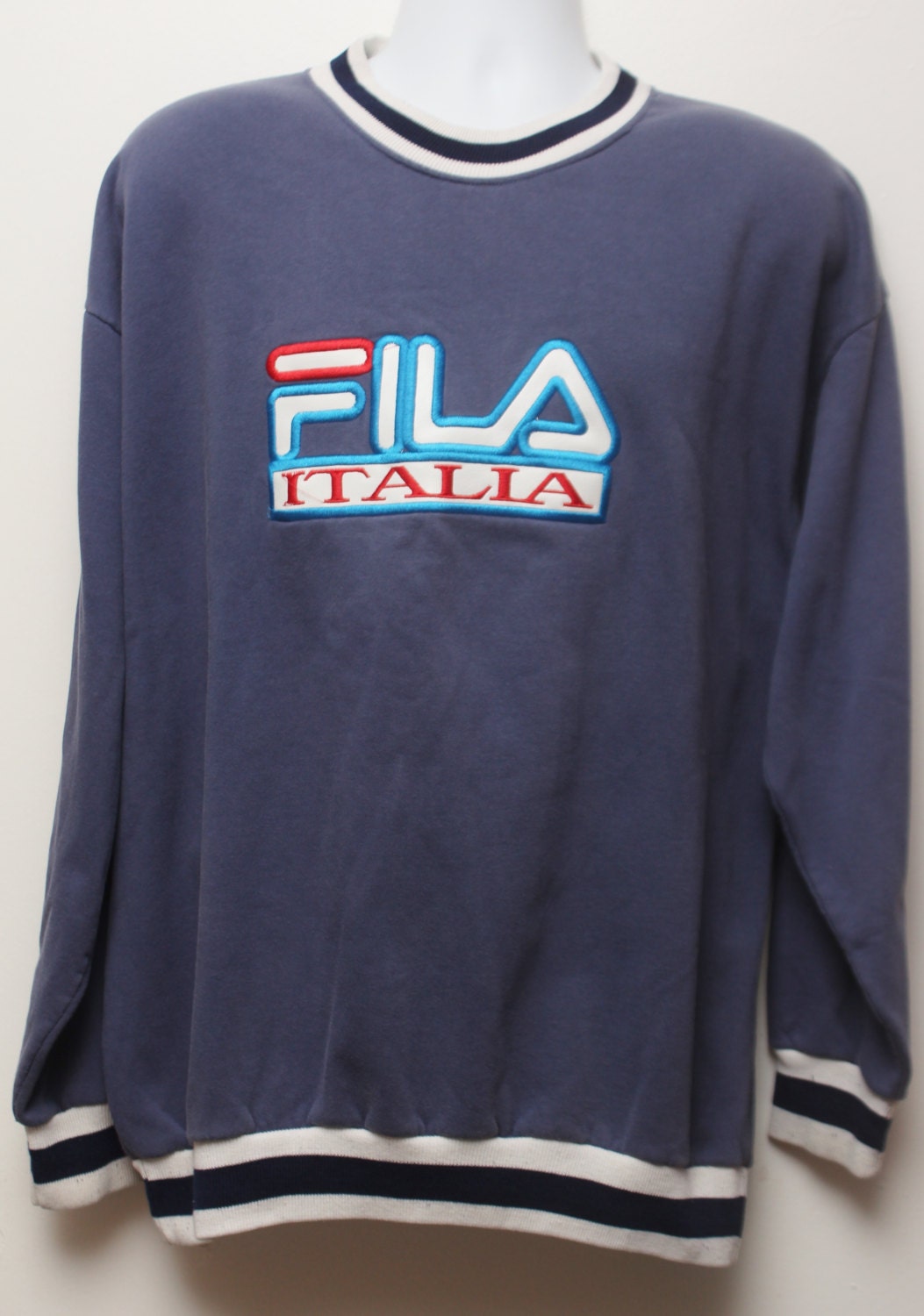 Rare 90's Vintage FILA ITALIA Sweatshirt Sz: