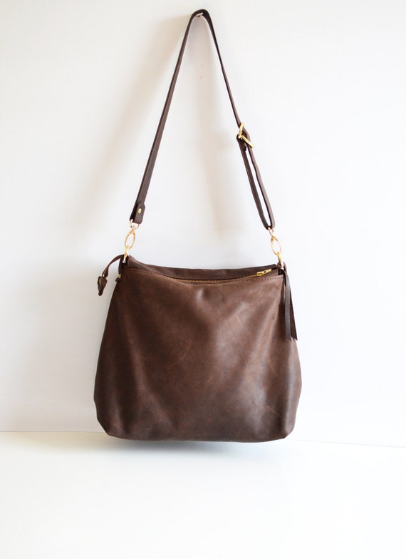 black and brown hobo bag