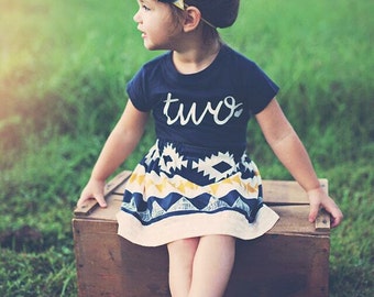 Girls Birthday outfit, 2nd birthday shirt, ANY AGE, girls Birthday shirt and skirt