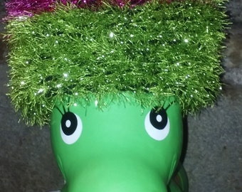 Hand-crocheted Sparkly watermelon hat