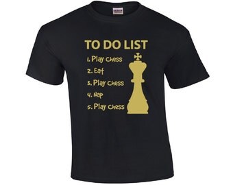 T-shirt Unisexe Jeu D'échecs International - Impression 3D - Manches Courtes