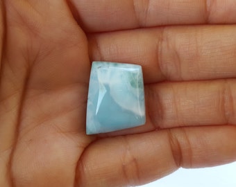 Blue Caribbean Larimar Cabochon, Larimar CAB, Designer Cabochon, Genuine Caribbean Larimar Gemstone, Jewelry Supplies, Blue Cabochon