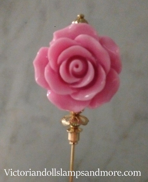 Lapel Pin for Mother Day 3 inch corsage pin with baby pink