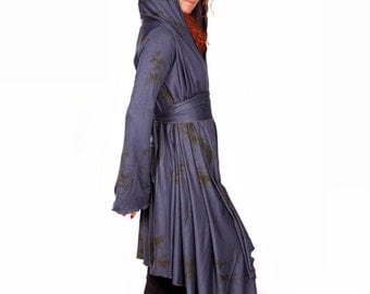 New Cotton Hooded Futuristic Cardigan