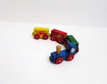 Plastic toy train | Etsy