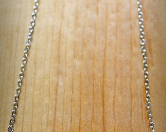 African Porcupine Quill Bar Necklace-Silver