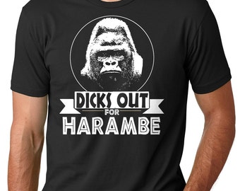 Harambe T-Shirt Harambe Meme Tee Shirt Out For Harambe Funny Tee Shirt Support Harambe Shirt