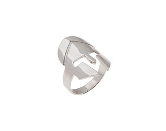 Spartan Helmet Ring, Spartan Helmet, Spartan Race, Spartan Ring, Ancient Hemlet Jewelry, Spartan Jewelry, Mens Ring