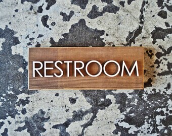 Bathroom Sign Texture restroom sign | etsy Bathroom Sign Texture restroom sign | etsy