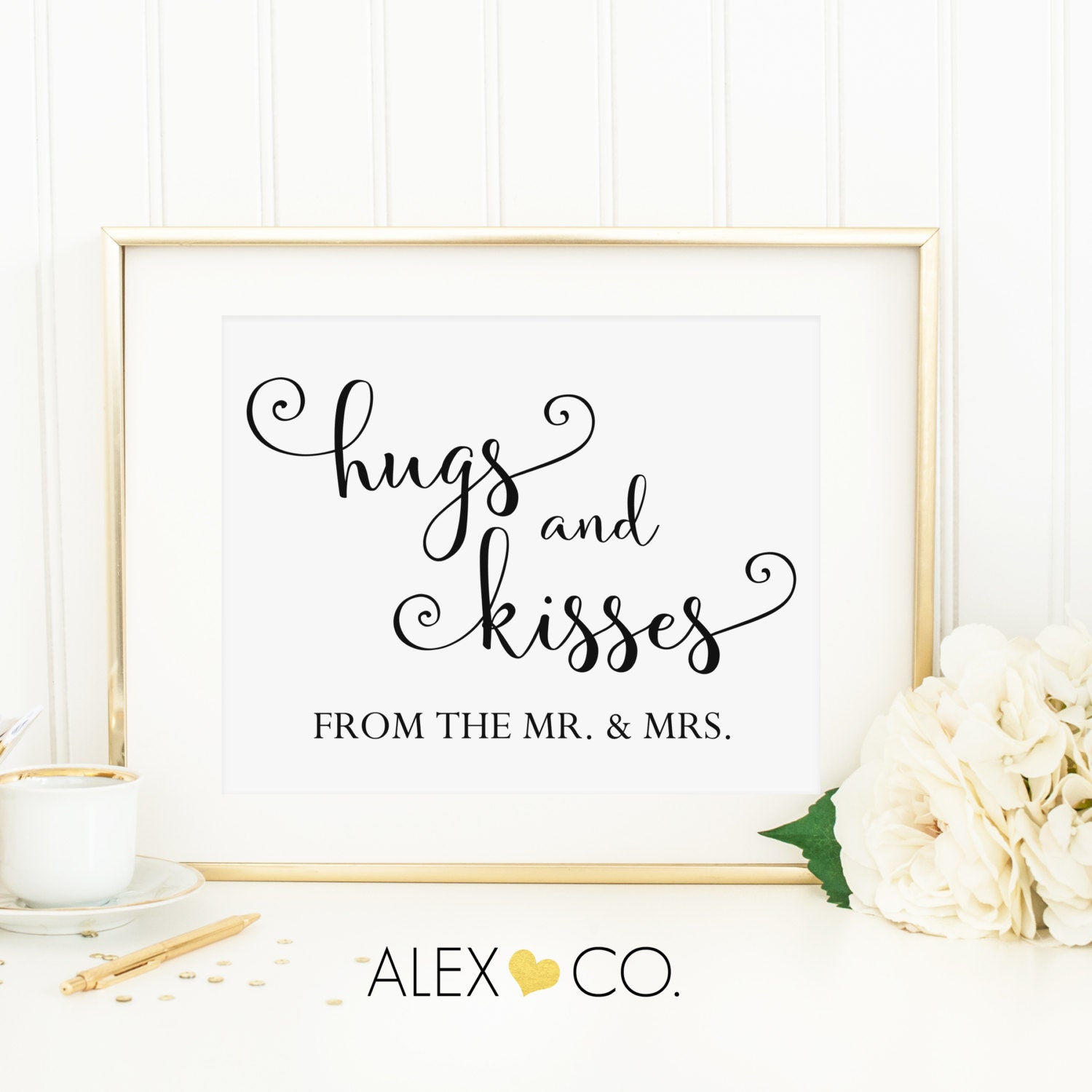 Hugs and Kisses from the Mr and Mrs. by alexandcoprintables