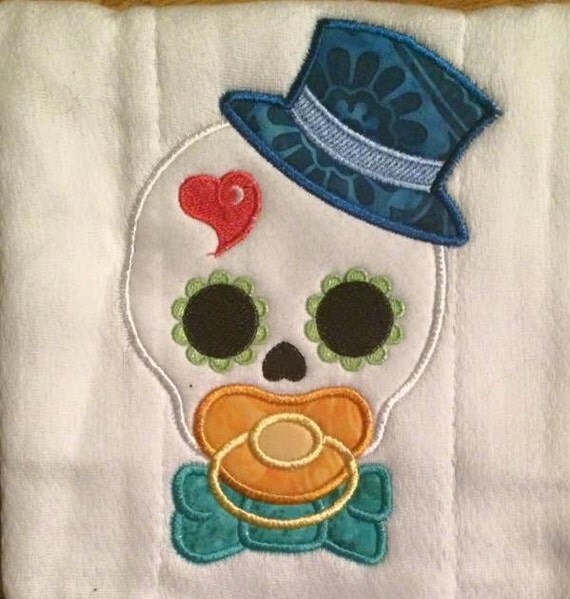 Sugar skull, Etsy, Baby boy