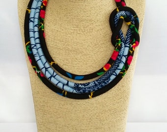 African Fashion Necklace, Ankara Necklace,African Print Neckpiece, Ethnic jewellery,African fabric jewellery,Ethnic Jewellery,Birthday Gift