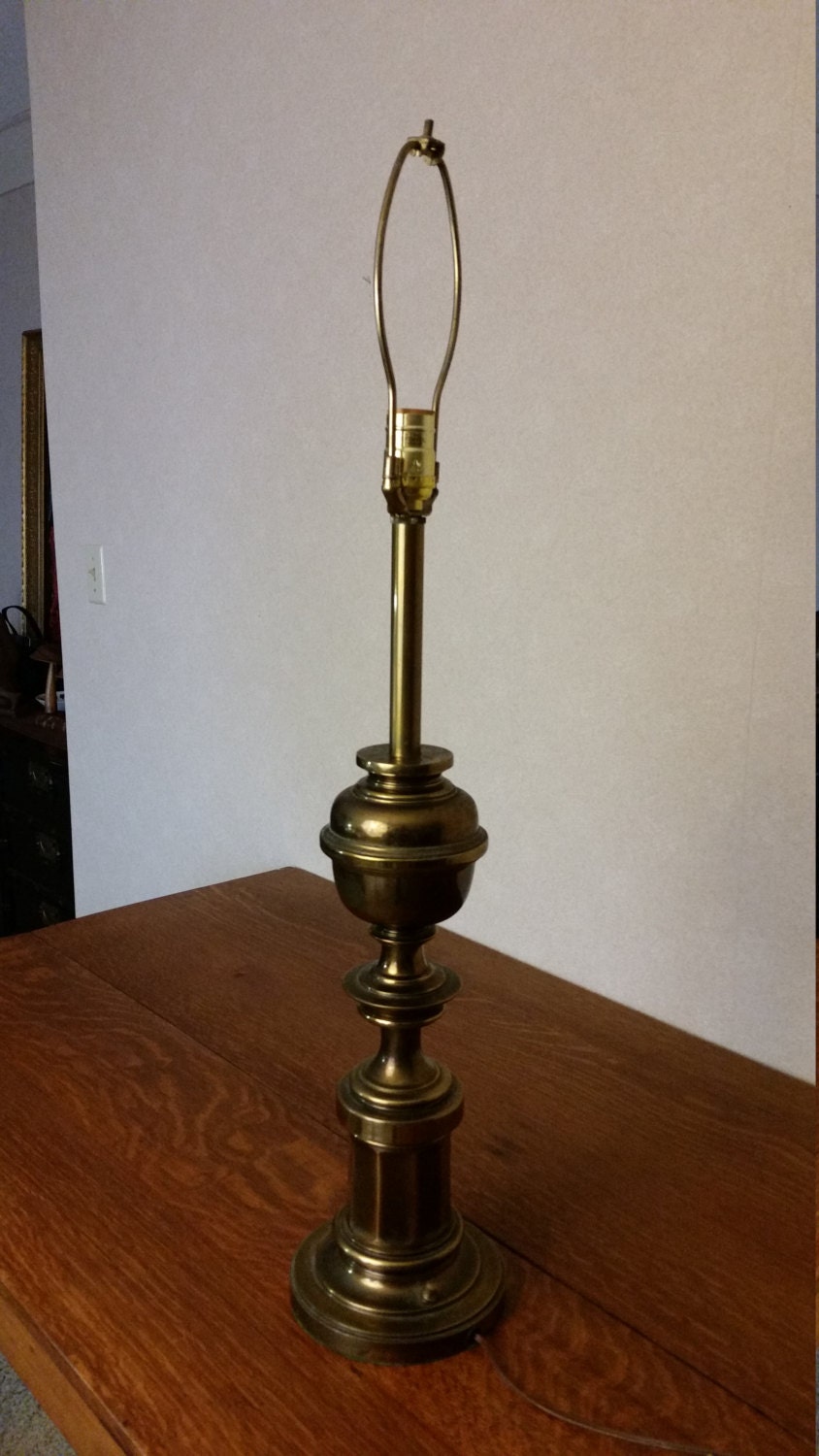 Vintage 1960's Stiffel Brass Lamp Mid Century Modern