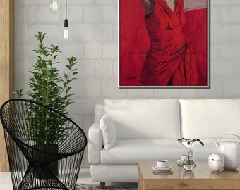 Red Wall Decor red wall art | etsy Red Wall Decor red wall art | etsy