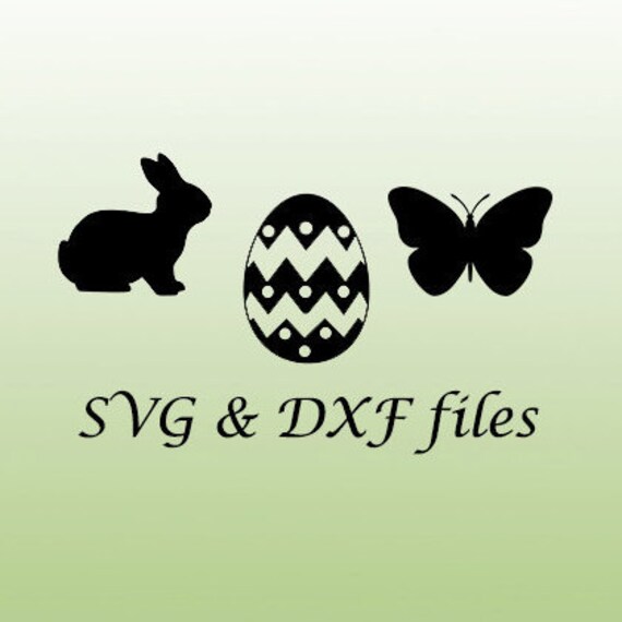 Download Items similar to Easter SVG DXF cutting files, Bunny ...