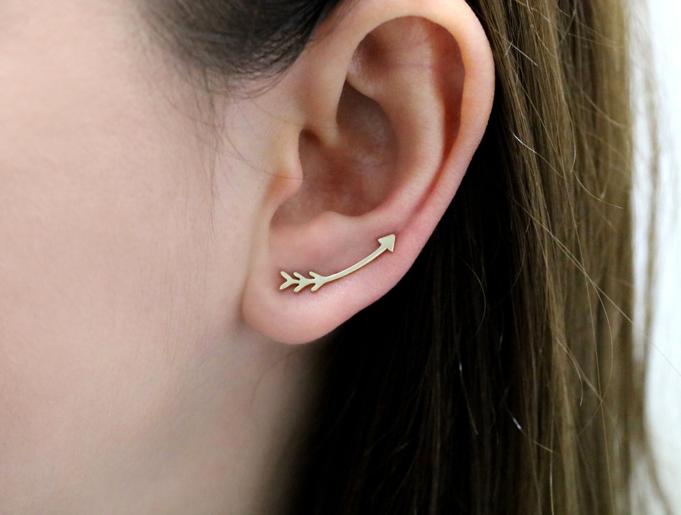 Arrow Ear Climber curved arrow ear climber ear crawler