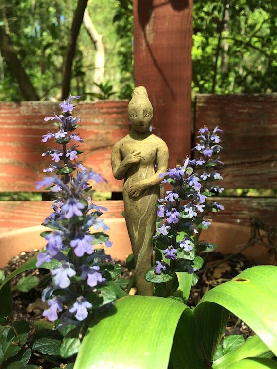 Garden goddess statue earth mother nature nymph by Wandergarden