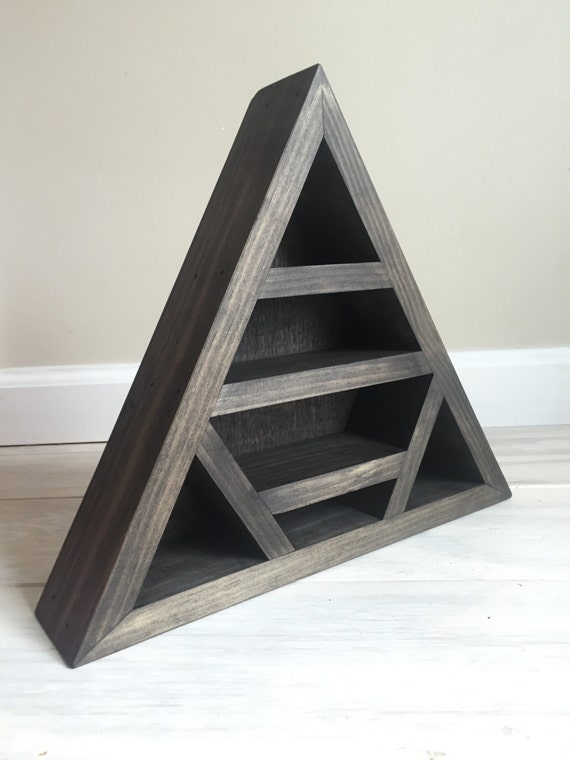 Triangle Shelf for Crystal Display