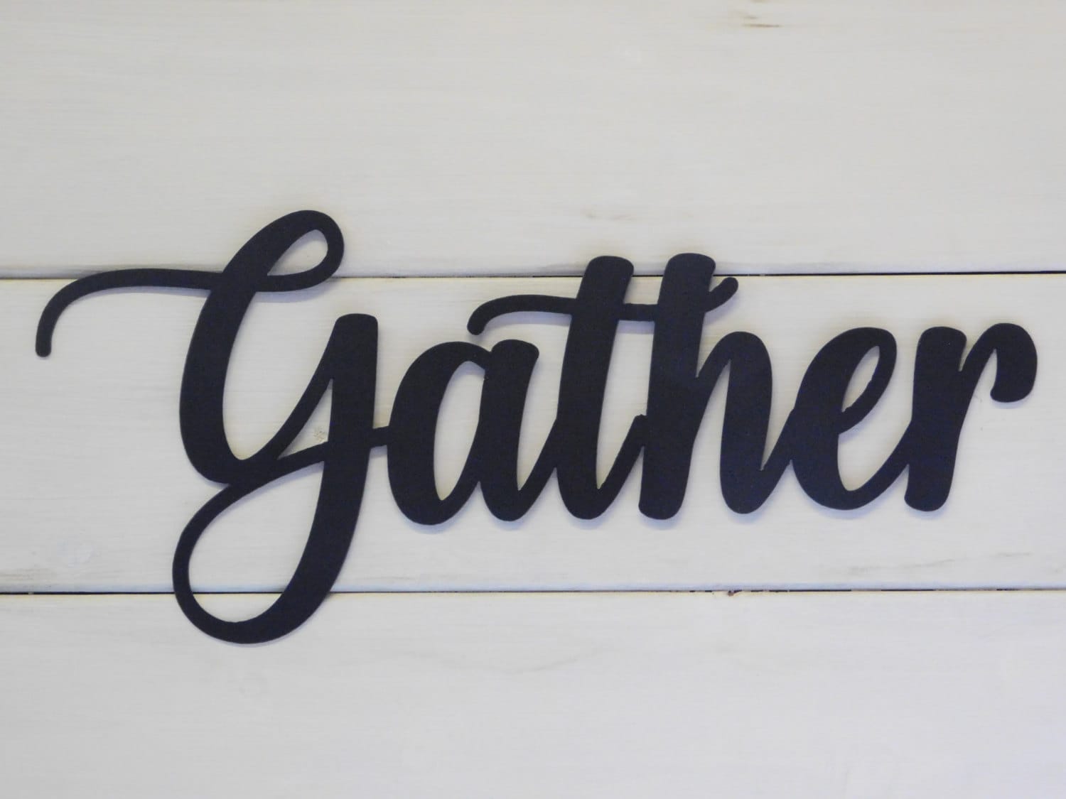 Gather Sign, Metal Gather Sign, Rustic Word Art Sign, Housewarming Gift Idea