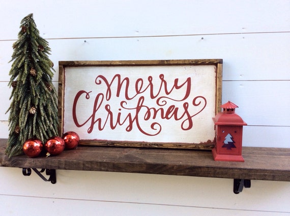 Vintage Merry Christmas Sign 2021