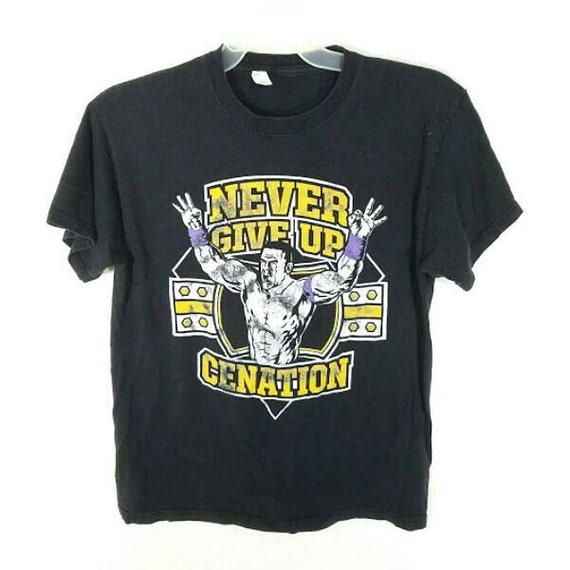 never give up cenation t shirt