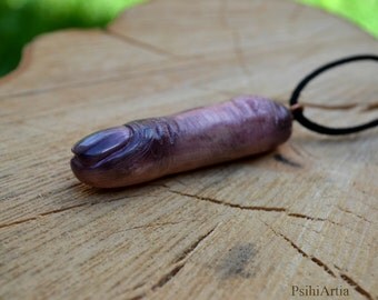 Morbid jewelry Morbid necklace Finger necklace Polymer clay necklace Halloween necklace Halloween jewelry Spooky jewelry Polymer clay jewelr