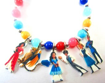 Elena of Avalor Charm Bracelet, Elena of Avalor Jewelry, Elena of Avalor Party Favor, Elena of Avalor Birthday, Elena of Avalor Gift