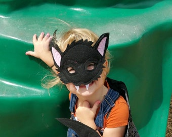 Bat Mask Costume Kids Ages 1 to Adult