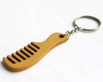 Wooden Keychain - Comb