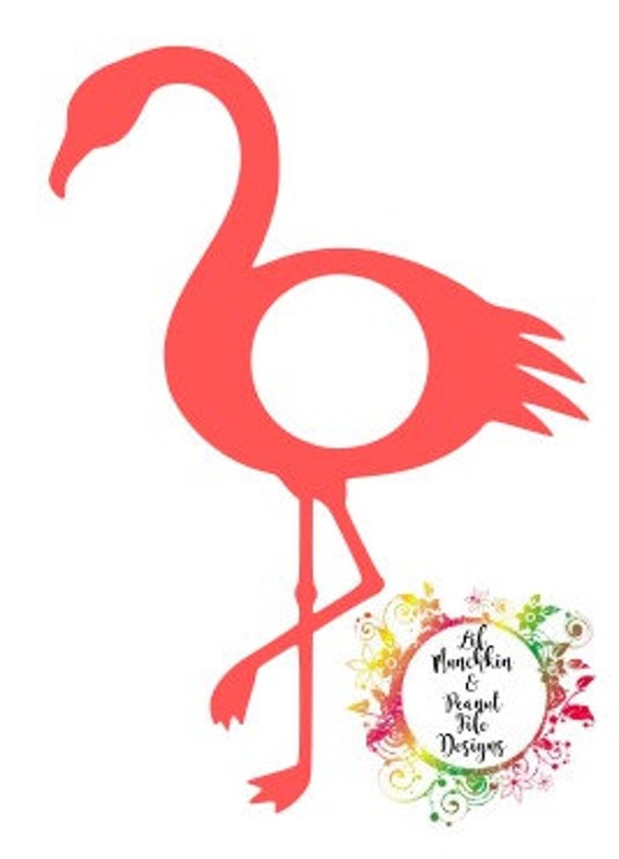 Download Flamingo Monogram/SVG Download/PDF by Lilmunchkinpeanut on Etsy