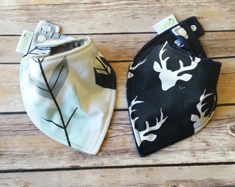 Bandana Bib for Baby – Teething Bibs – Mix & Match Prints