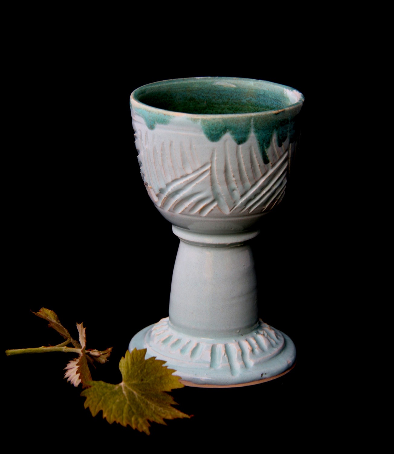 Wine Goblet Pottery Chalice Ceramic Ritual dish wedding toast