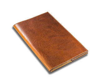 Refillable Leather Journal with Moleskine Cahier Refills
