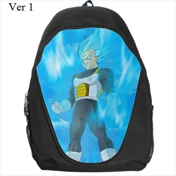 Dragon Ball Z Backpack Vegeta Goku Anime Manga by HitoriDesign