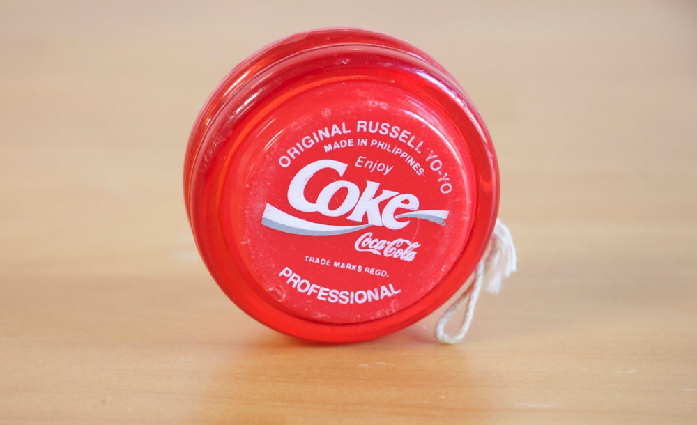 genuine russell yoyo coca cola