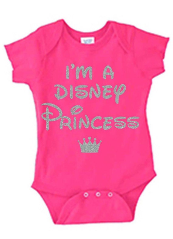 I'm a Disney Princess Onsie bodysuit outfit. Made with