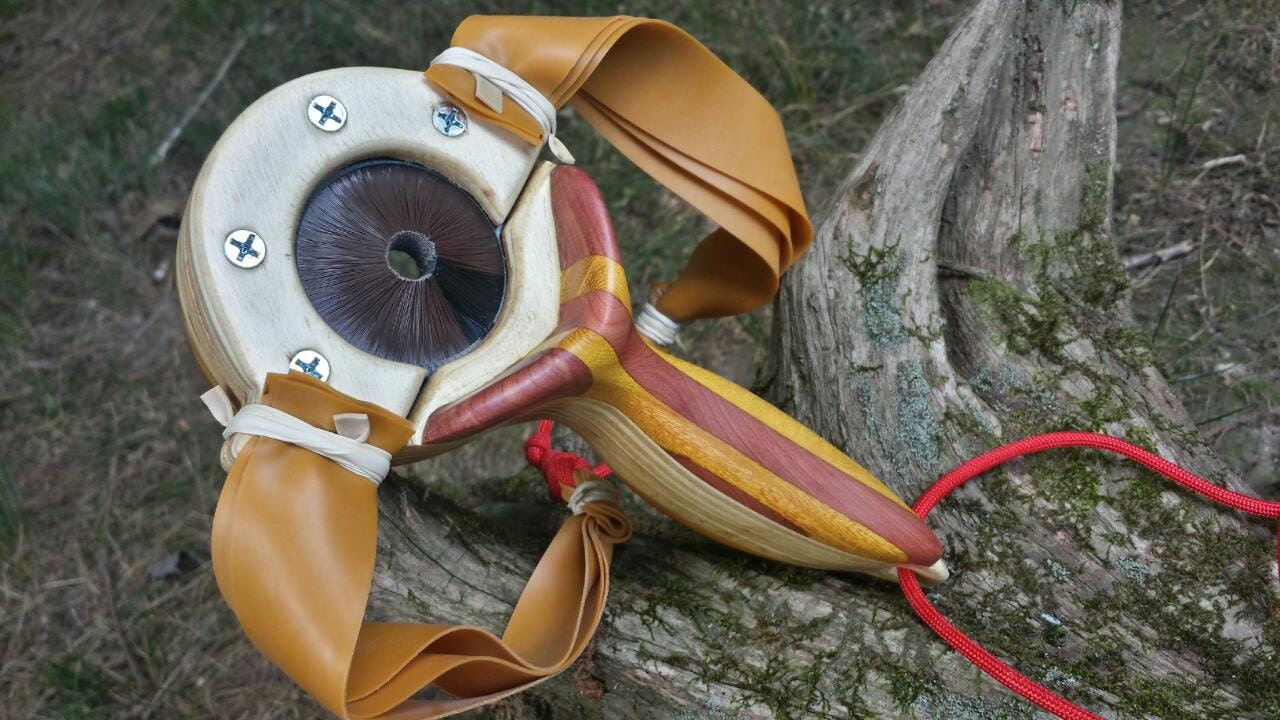 Slingbow with Replaceable Whisker Biscuit