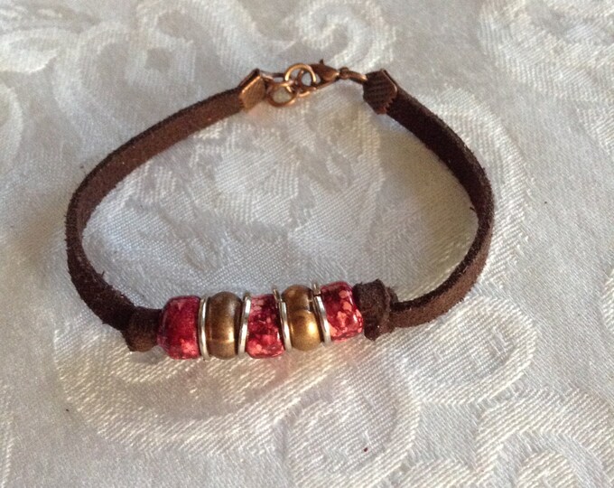 BoHo Bracelets..ceramic and glass beads