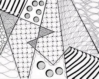 Doodle corners | Etsy