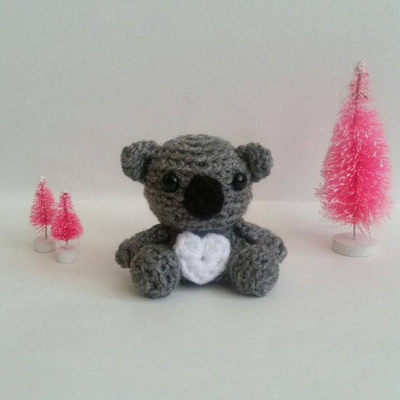 Mini Amigurumi Koala Bear Stuffed Animal by FairylandAmigurumi
