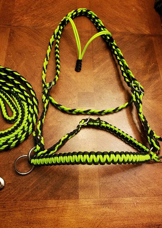 Horse Tack Paracord Bitless Bridle/ Barrel ReinsStandard