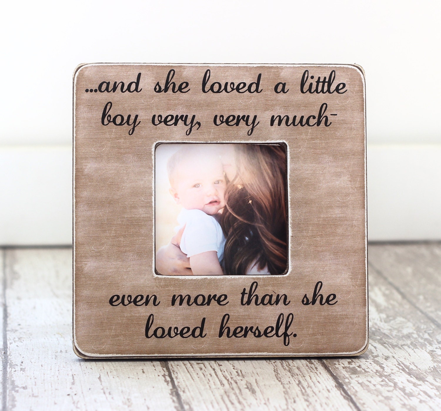 Mom of Baby Boy Mother Son GIFT Personalized Picture Frame