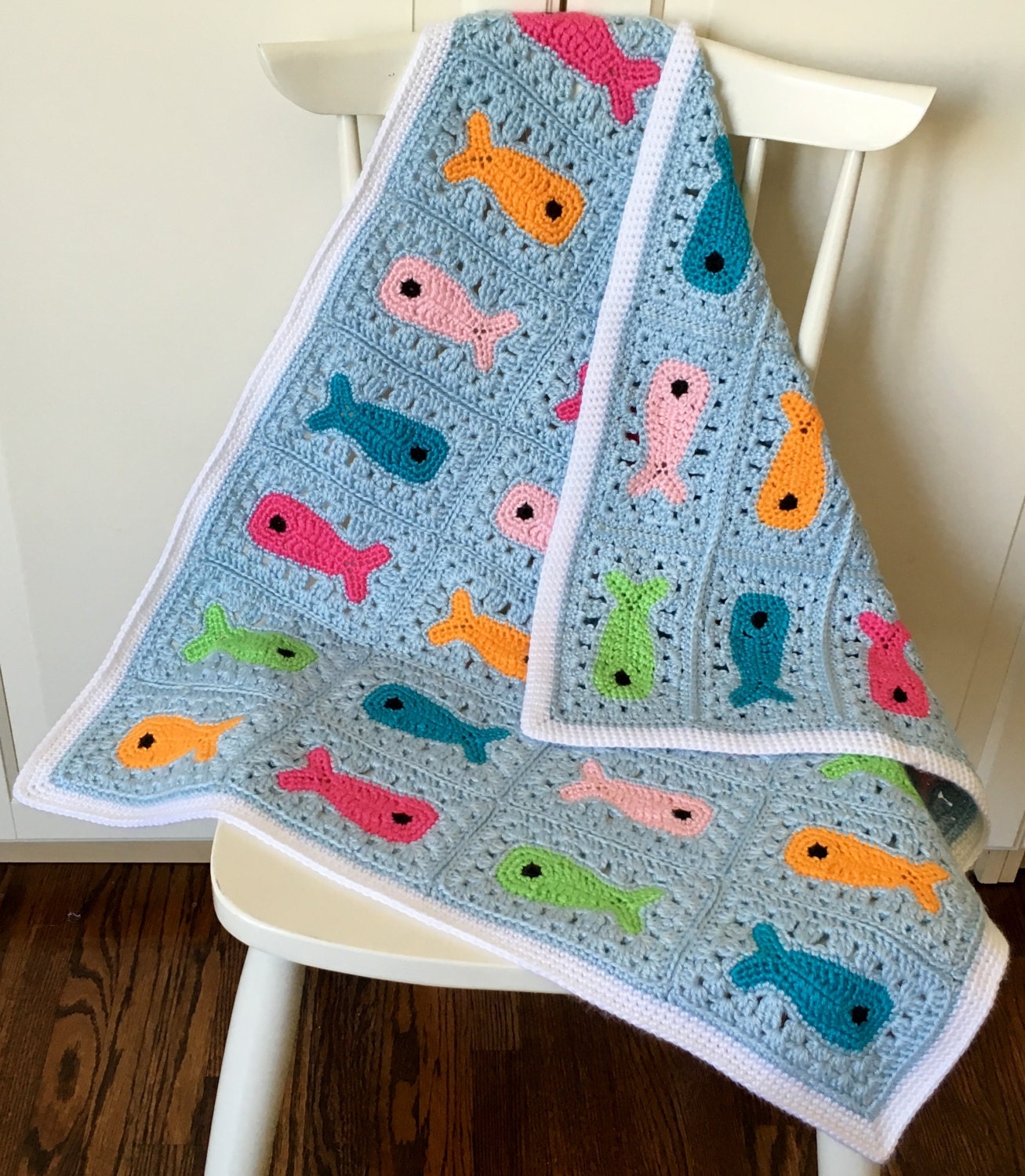 Fish Baby Blanket | Blanket, Quilts, Baby