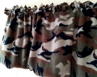 Curtains Ideas cheap camo curtains : Christmas valance | Etsy