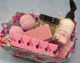 Pedicure Kit, Excellent for Nurses Tired Feet, Gift for Mailman, Princess Token of Love, Teacher Pampering Treat, Gift under 15, Spa Party