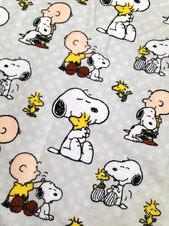 Bandana Bib Snoopy Charlie Brown Peanuts Woodstock Flannel