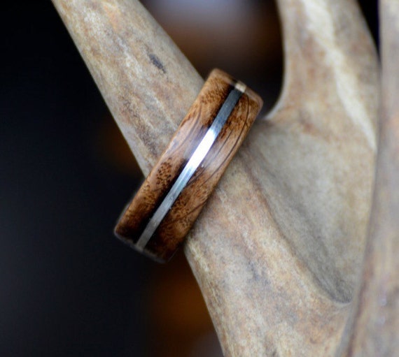 Mens Wedding Band Designs Jack Daniels Barrel Stave Wood