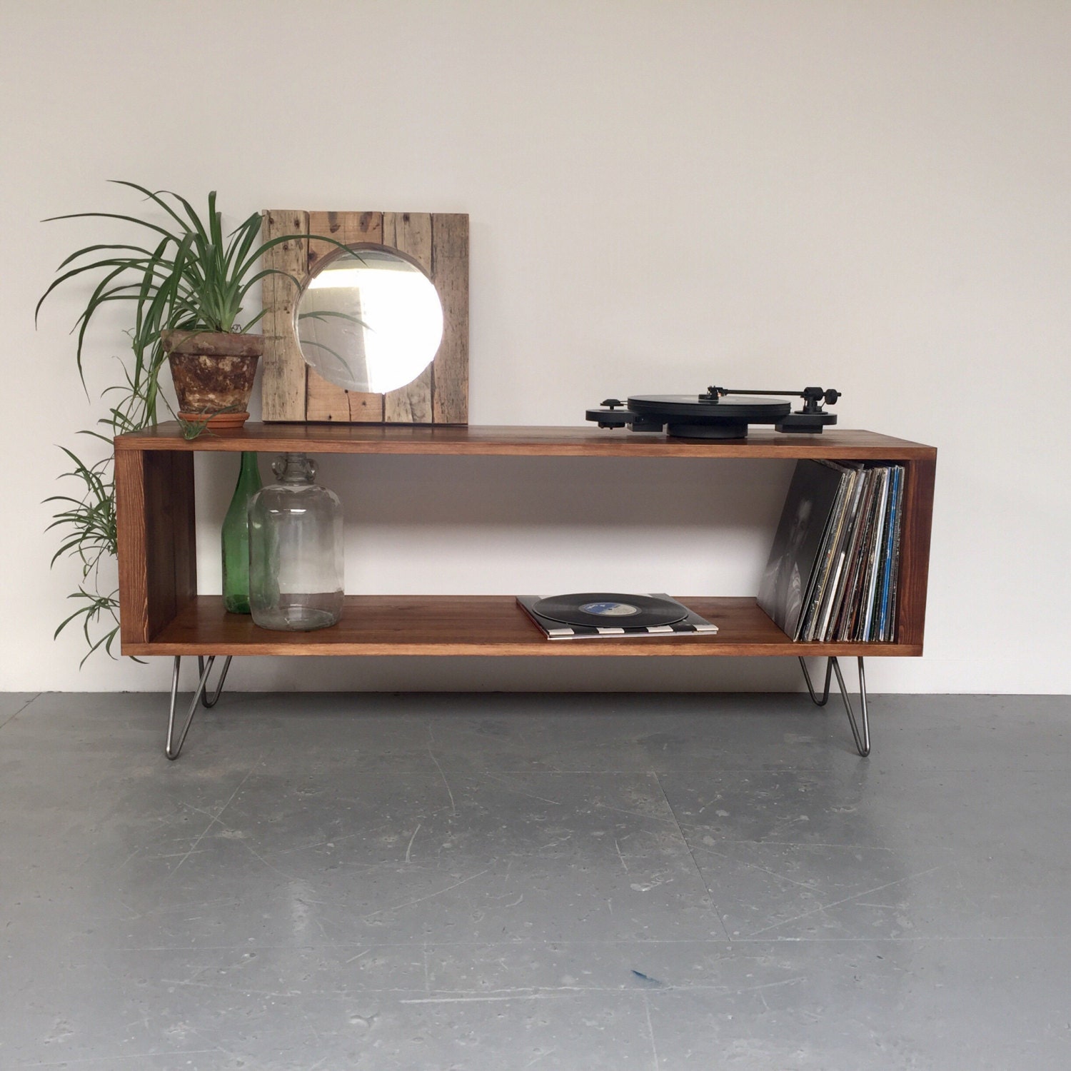 Stanton Large Record Player Stand Vinyl Storage